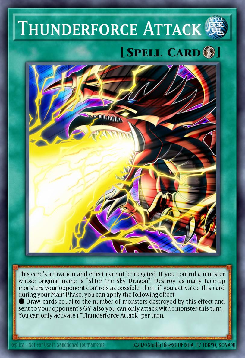 Ataque Força Trovão — Egyptian God Deck: Slifer the Sky Dragon EN003