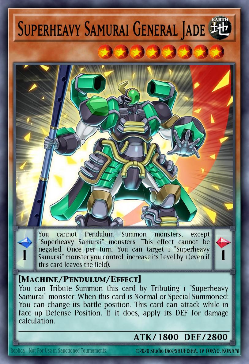 General Samurai Superpesado de Jade — 2016 Mega-Tin Mega Pack EN181