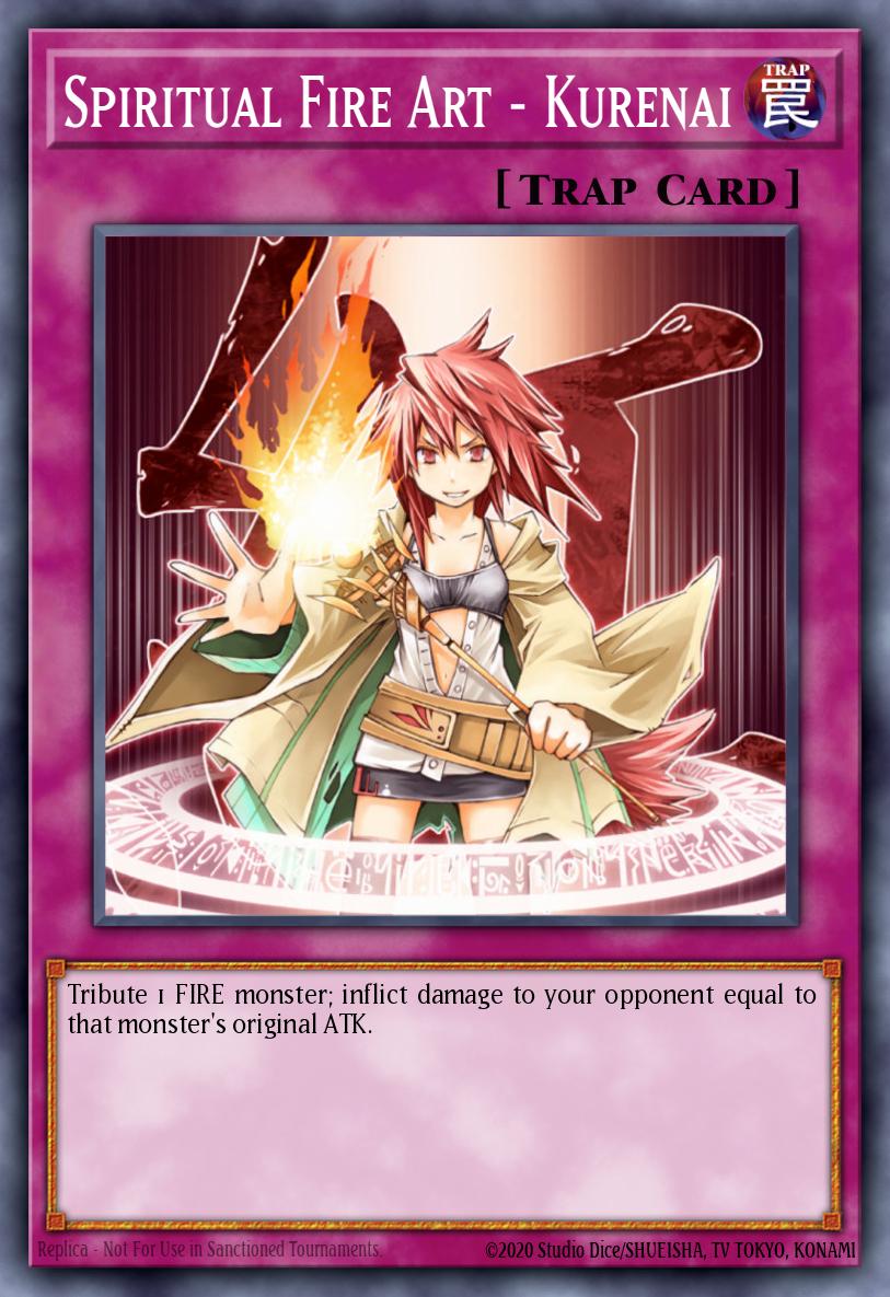 Kurenai - Arte Espiritual do Fogo — Structure Deck: Fire Kings EN035