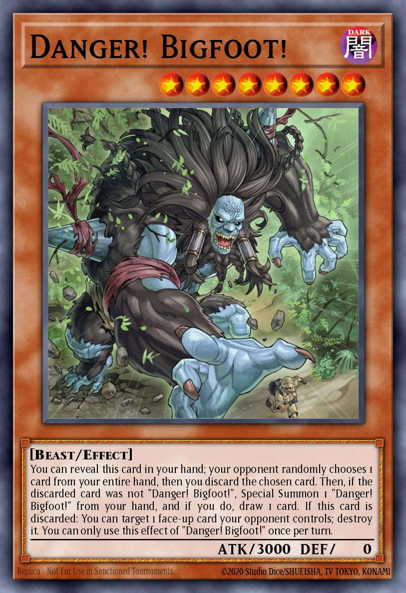 Perigo! Pé-grande! — Structure Deck: Dark World EN018