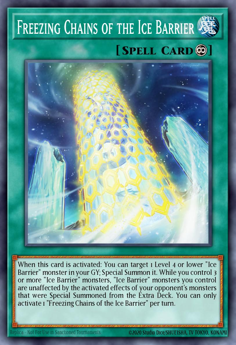 Correntes Glaciais da Barreira de Gelo — Structure Deck: Freezing Chains EN028