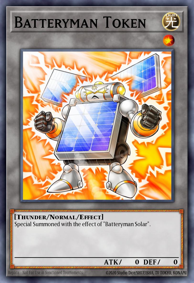 Batteryman Token — Sem lançamento no TCG (OCG / Master Duel) 44586427