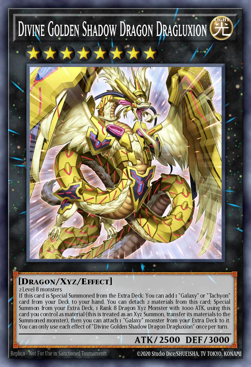 Divine Golden Shadow Dragon Dragluxion — Magnificent Monsters EN085