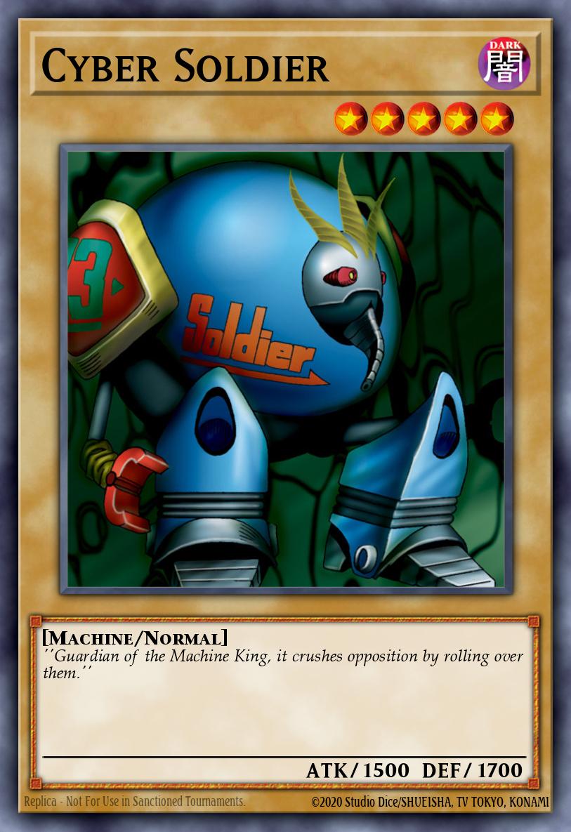 Soldado Cibernético — Sem lançamento no TCG (OCG / Master Duel) 44865098