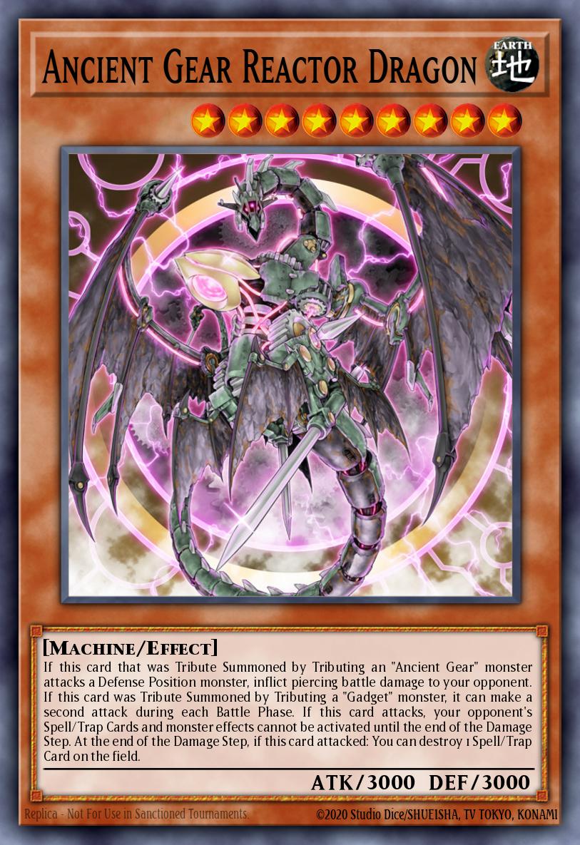 Dragão Reator do Mecanismo Antigo — Machine Reactor Structure Deck EN001
