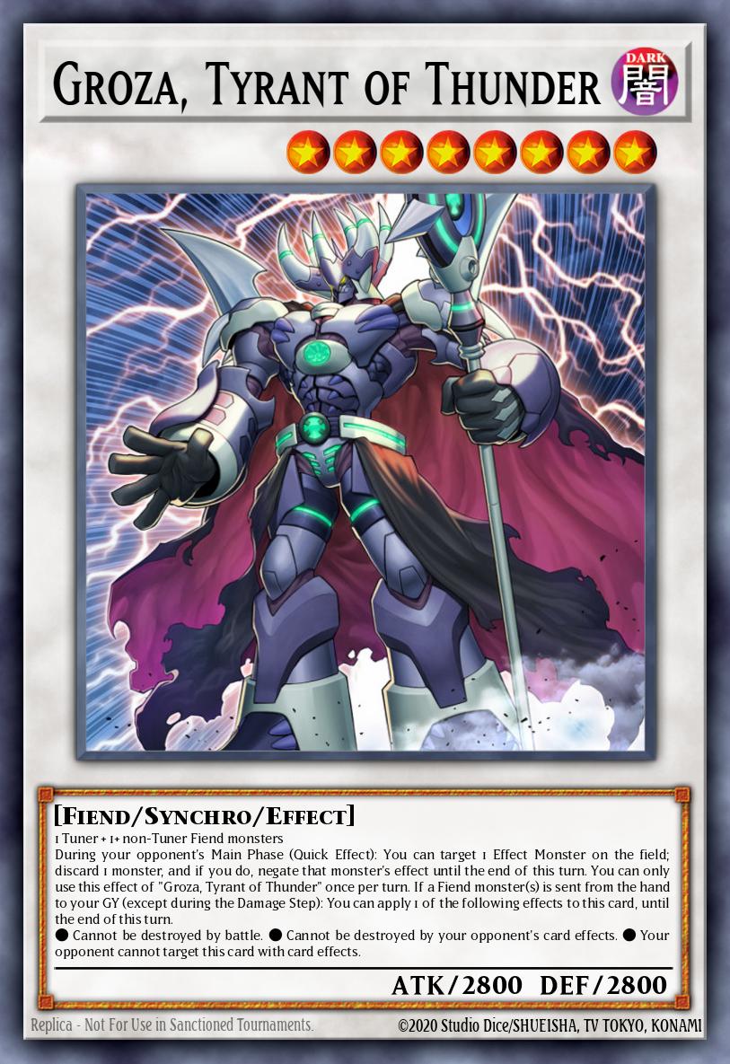 Groza, Tirano do Trovão — 25th Anniversary Tin: Dueling Heroes Mega Pack EN055