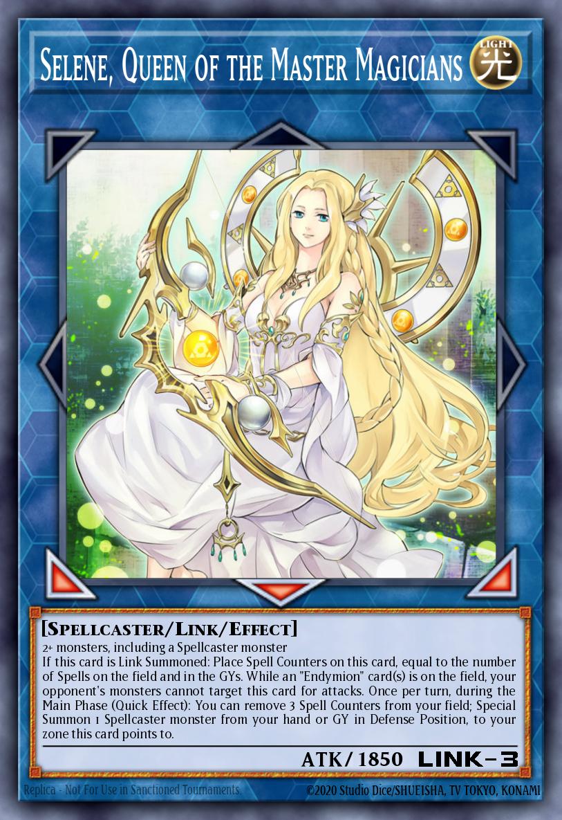 Selene, a Rainha dos Magos Mestre — Duel Overload EN014