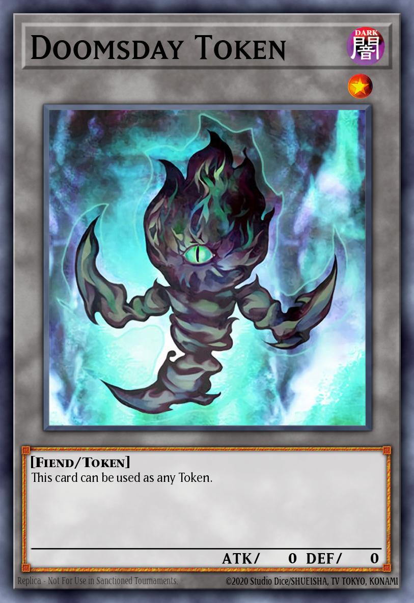 Doomsday Token — Sem lançamento no TCG (OCG / Master Duel) 46173680