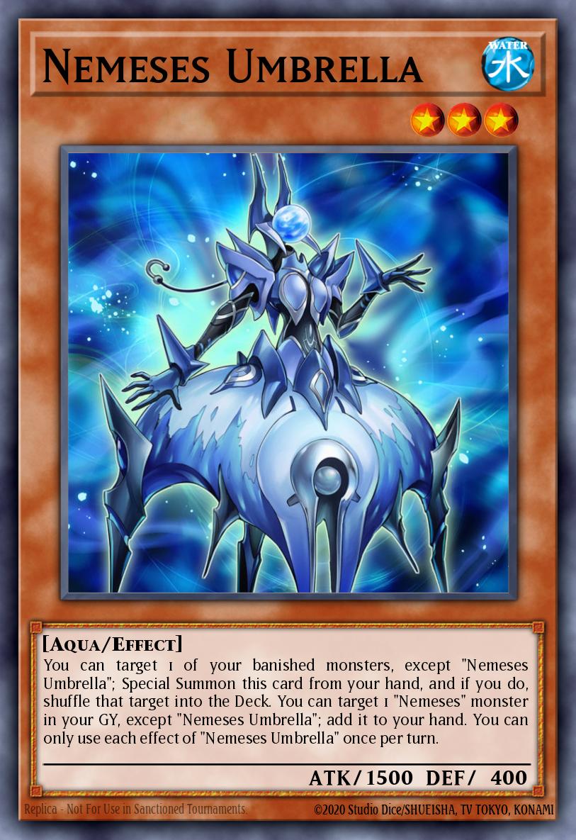 Guarda-chuva Nêmeses — Eternity Code Premiere! promotional card EN011