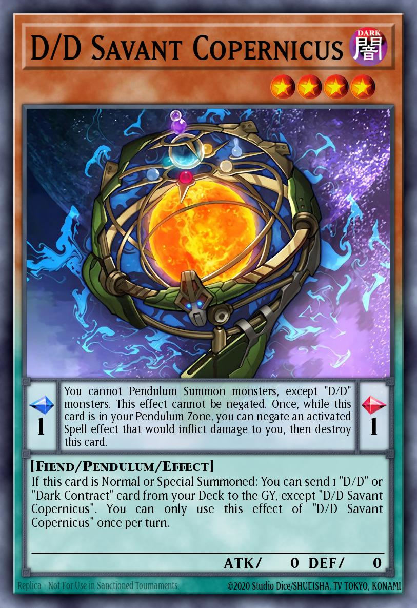 D/D Copernicus, o Erudito — Pendulum Domination Structure Deck EN003