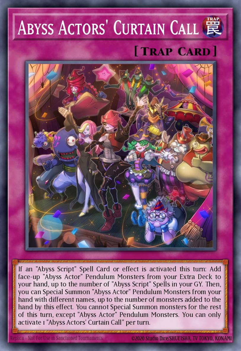 Agradecimento Final do Ator do Abismo — Legendary Duelists: White Dragon Abyss EN049