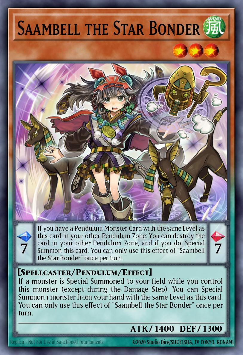 Saambell, o Vínculo Estelar — Dawn of Majesty Premiere! promotional card EN030