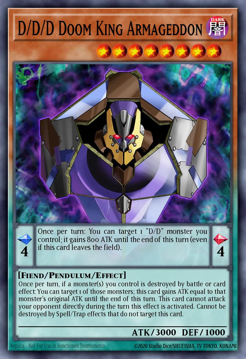 D/D/D Armagedom, o Rei do Fim — Pendulum Domination Structure Deck EN006