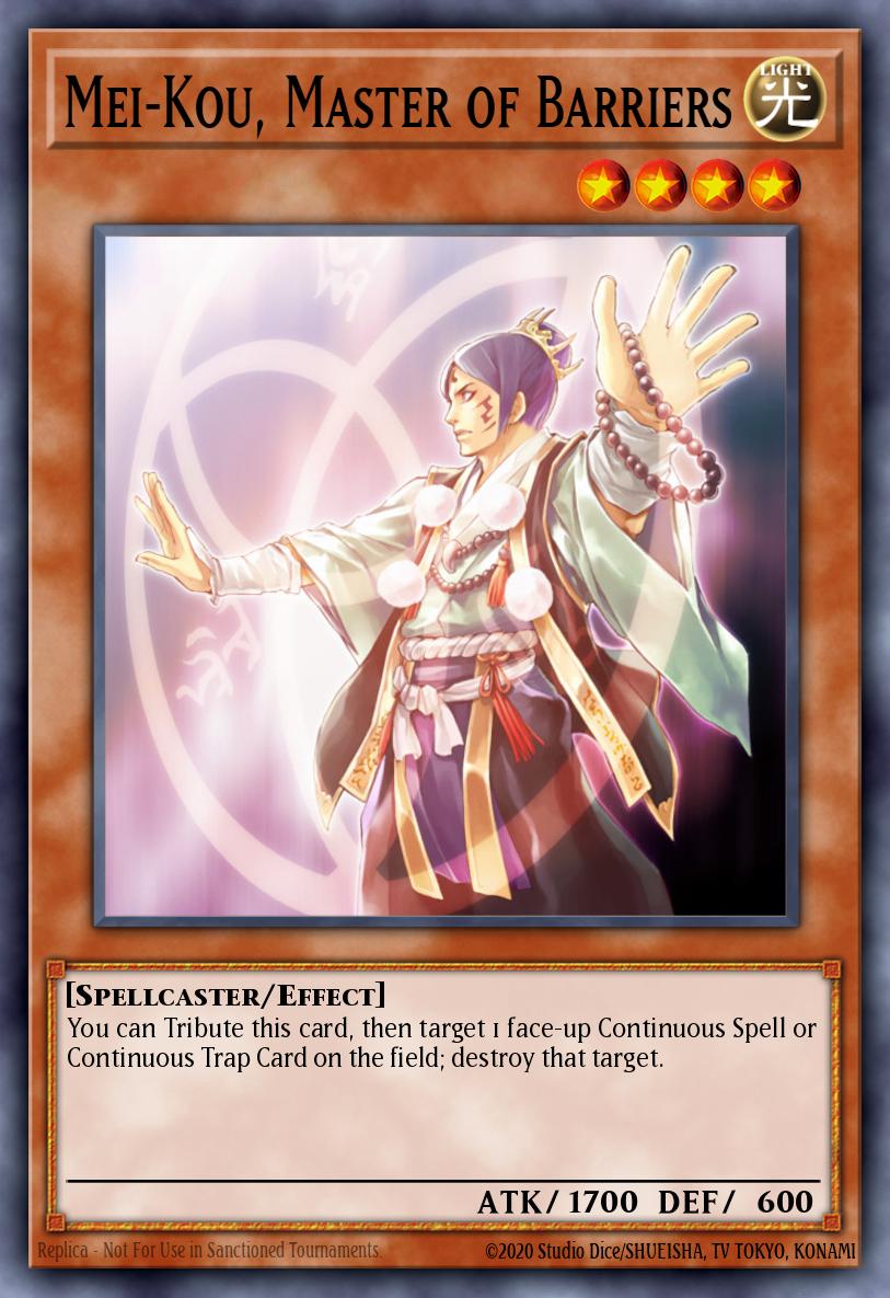 Mei-Kou,Mestre das Barreiras — Spellcaster's Command Structure Deck: Special Edition EN016