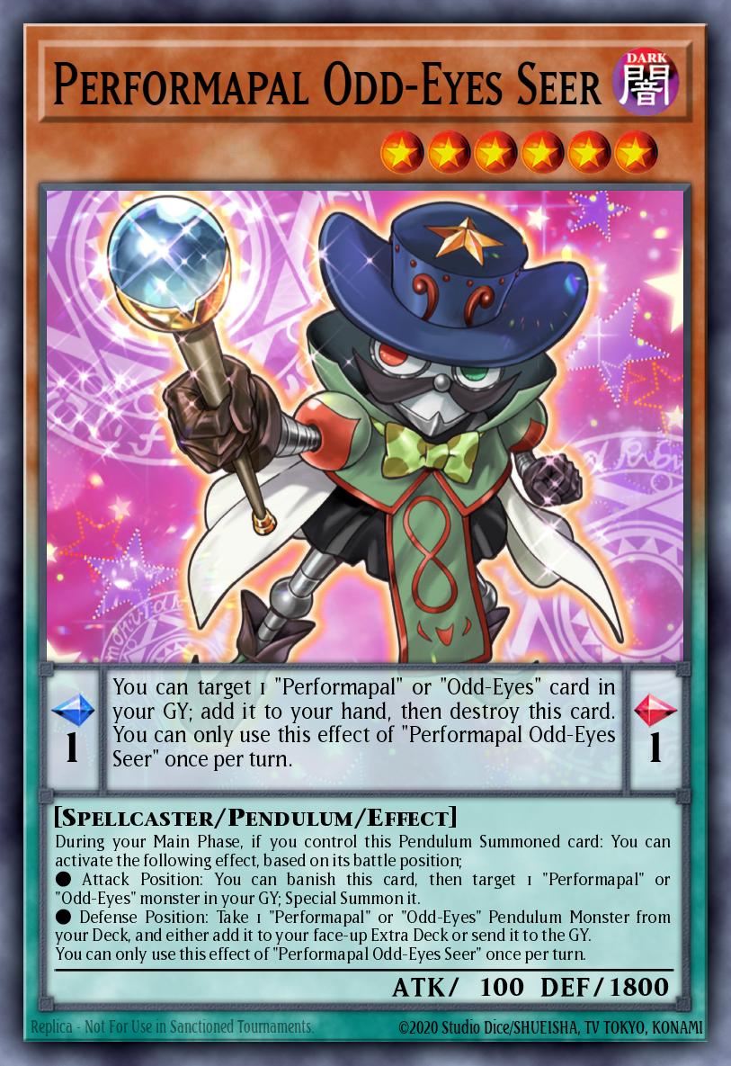 Performapal Odd-Eyes Seer — Legendary Arc-V Decks ENO17