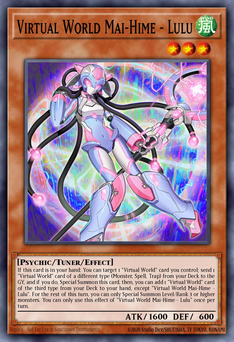 Mai-Hime do Mundo Virtual - Lulu — Phantom Rage Premiere! promotional card EN010