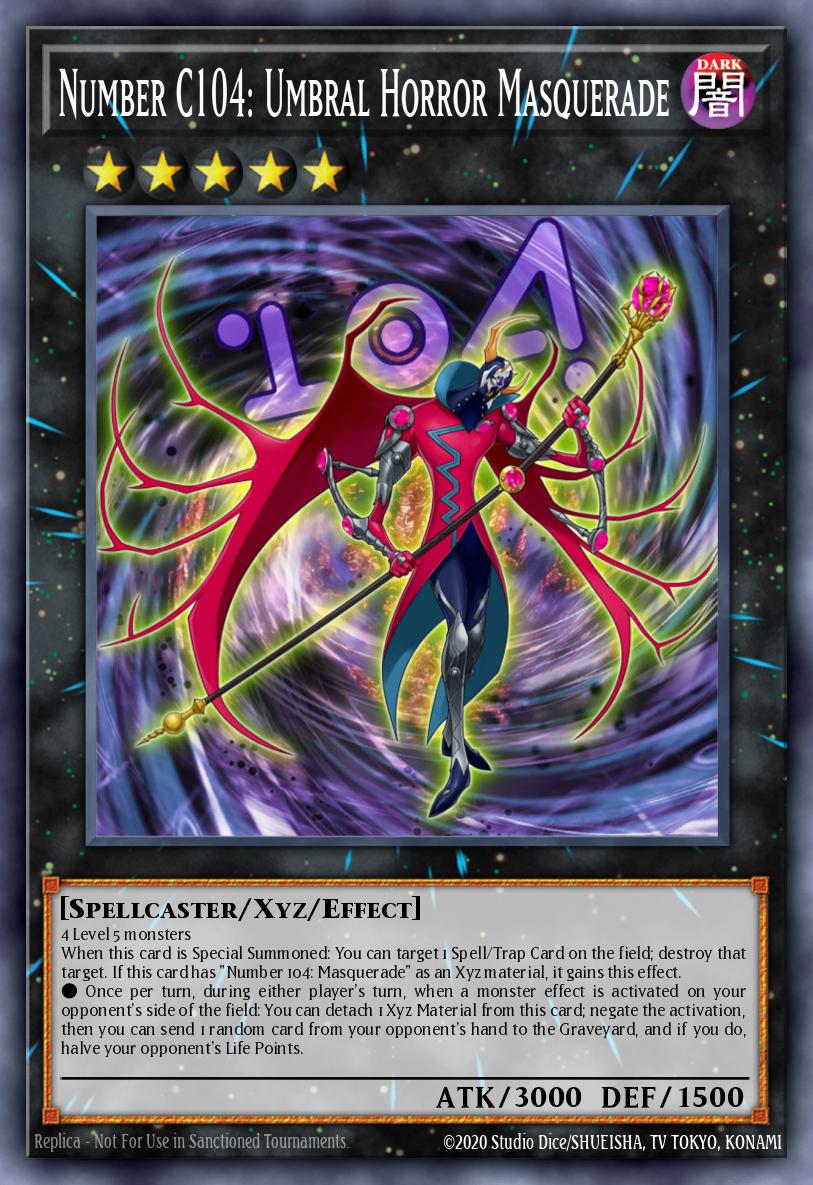 Número C104: Terror Umbral Mascarado — Rarity Collection 5 EN046