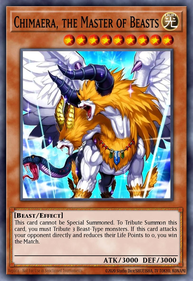 Chimaera,o Mestre das Feras — Yu-Gi-Oh! World Championship 2007 prize cards EN701