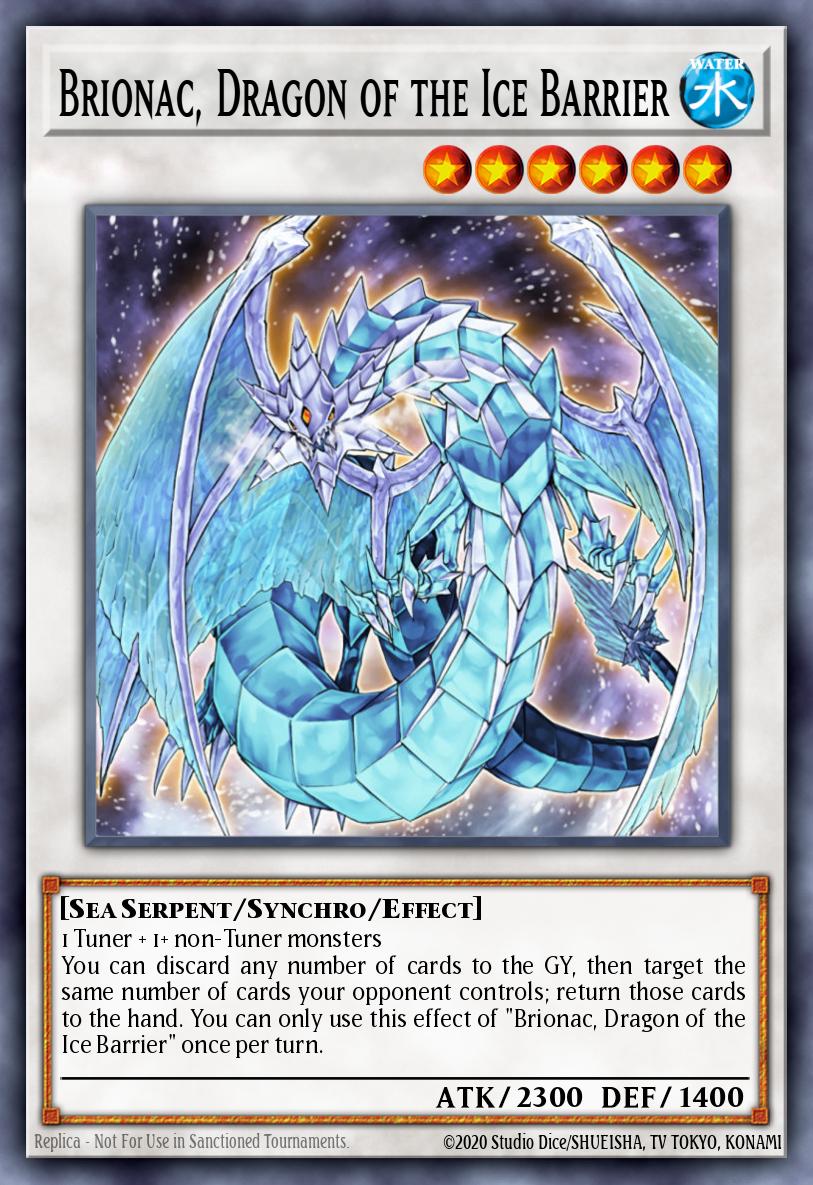 Brionac, o Dragão da Barreira de Gelo — Structure Deck: Freezing Chains EN043