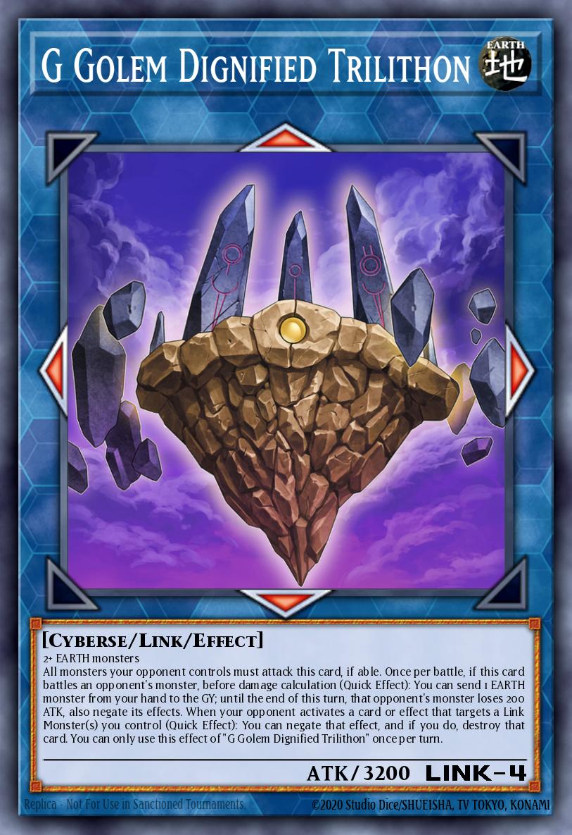 G Golem Dignified Trilithon — Battles of Legend: Crystal Revenge EN045
