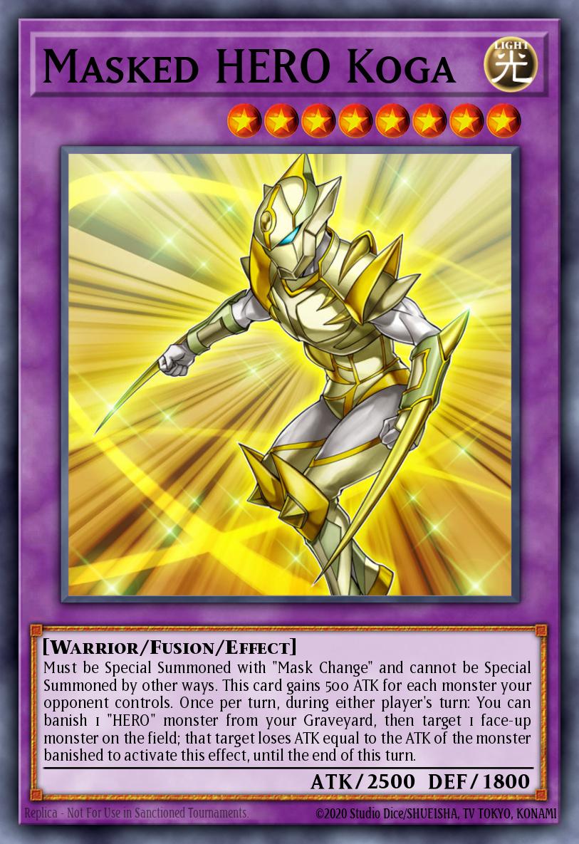 Koga, o HERÓI Mascarado — HERO Strike Structure Deck EN042