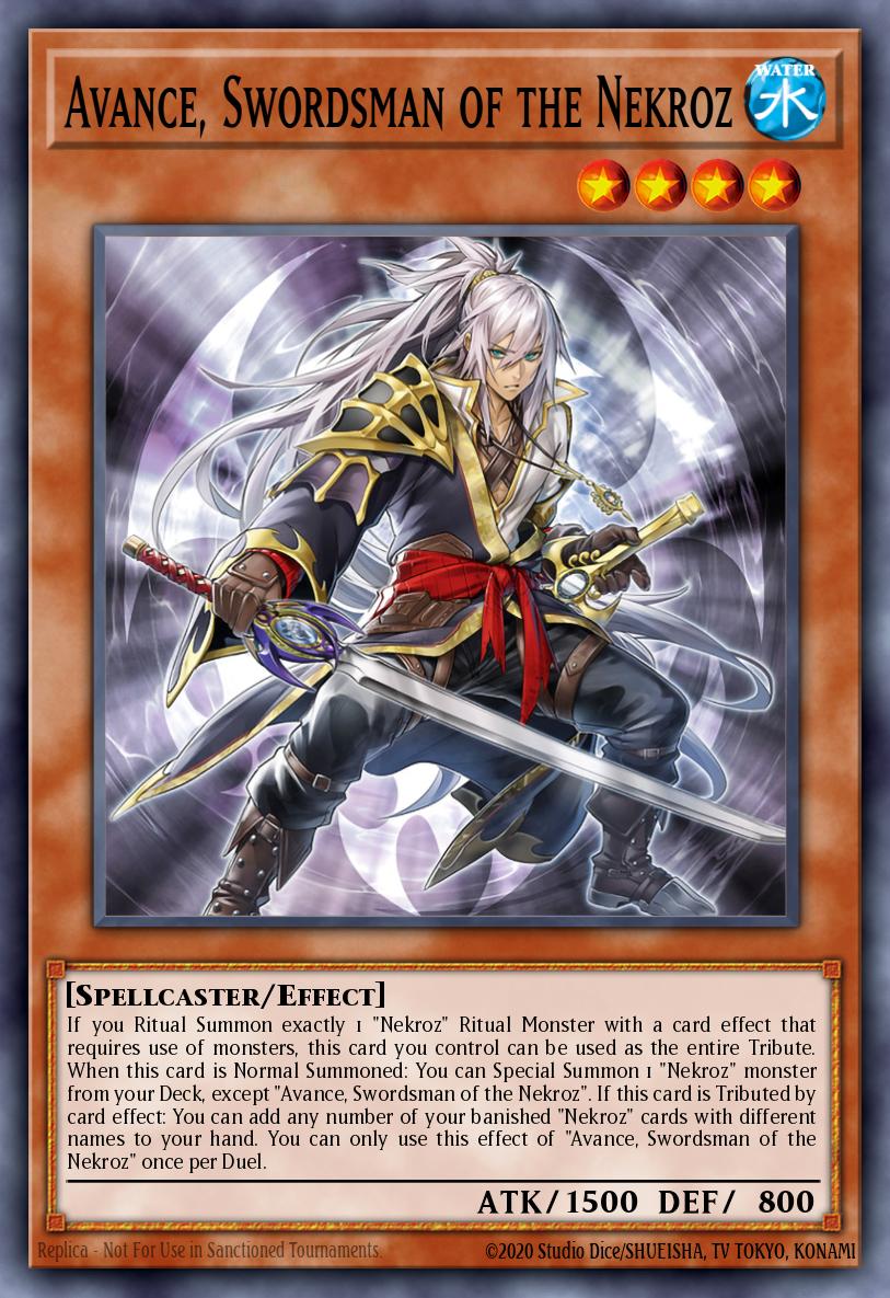 Avance, Swordsman of the Nekroz — Battles of Legend: Monster Mayhem EN024