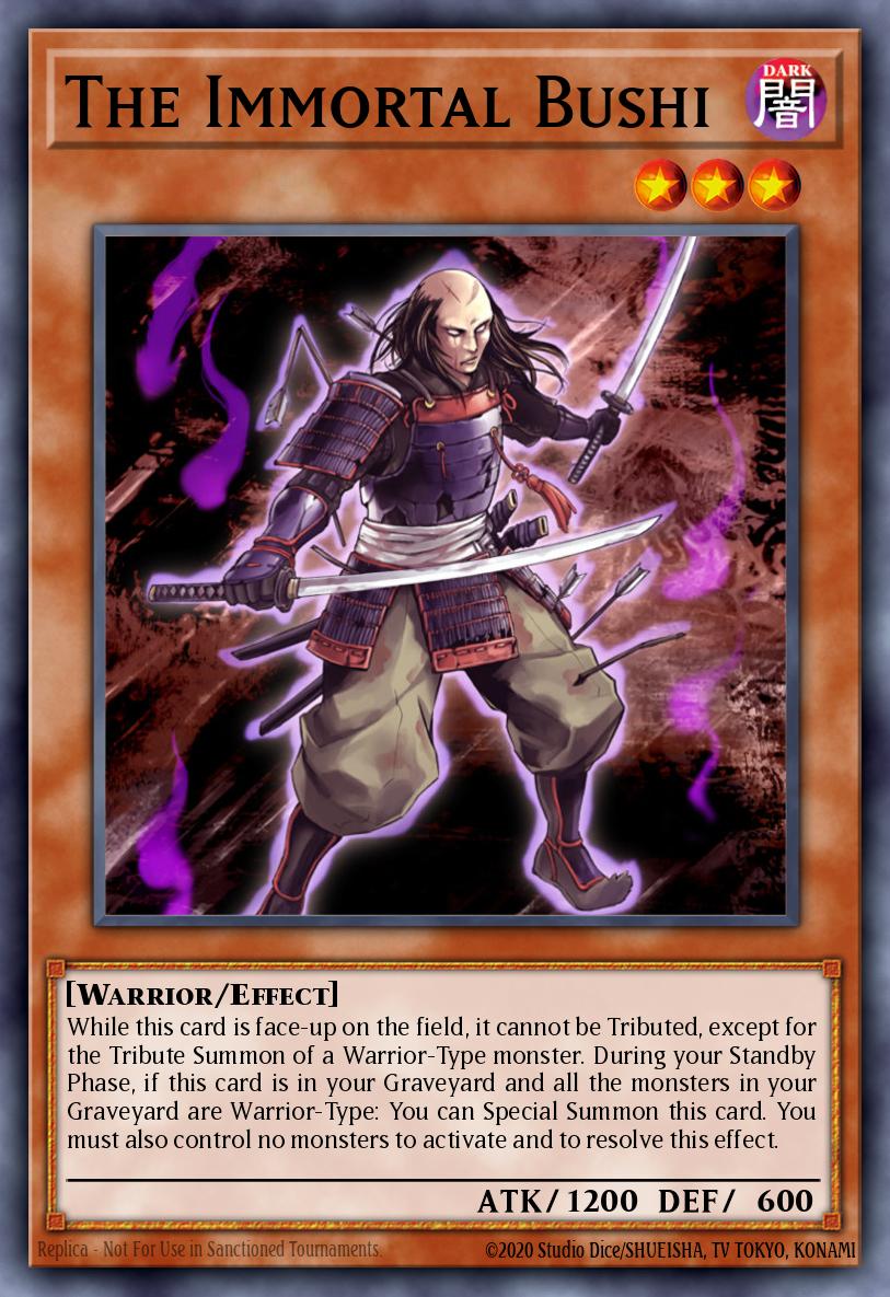 O Bushi Imortal — Samurai Warlords Structure Deck EN014