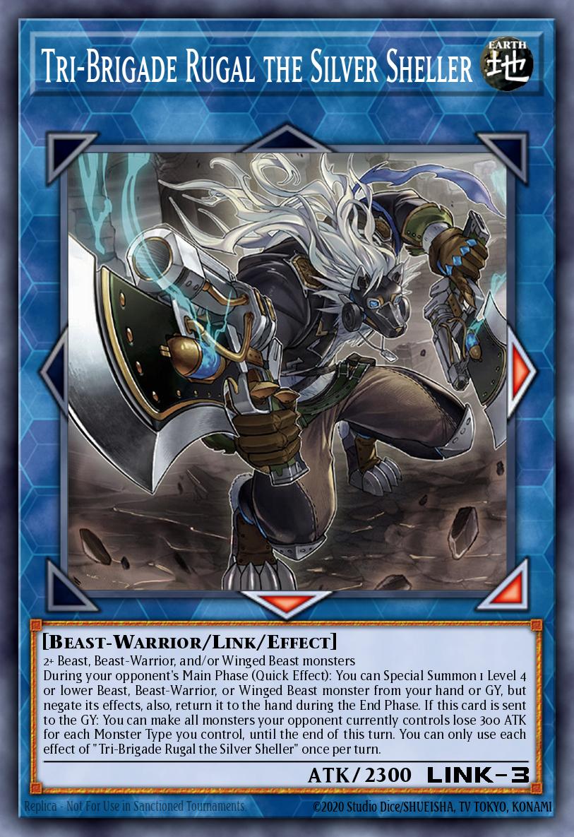 Rugal, o Protetor de Prata da Tri-Brigada — Phantom Rage Premiere! promotional card EN047