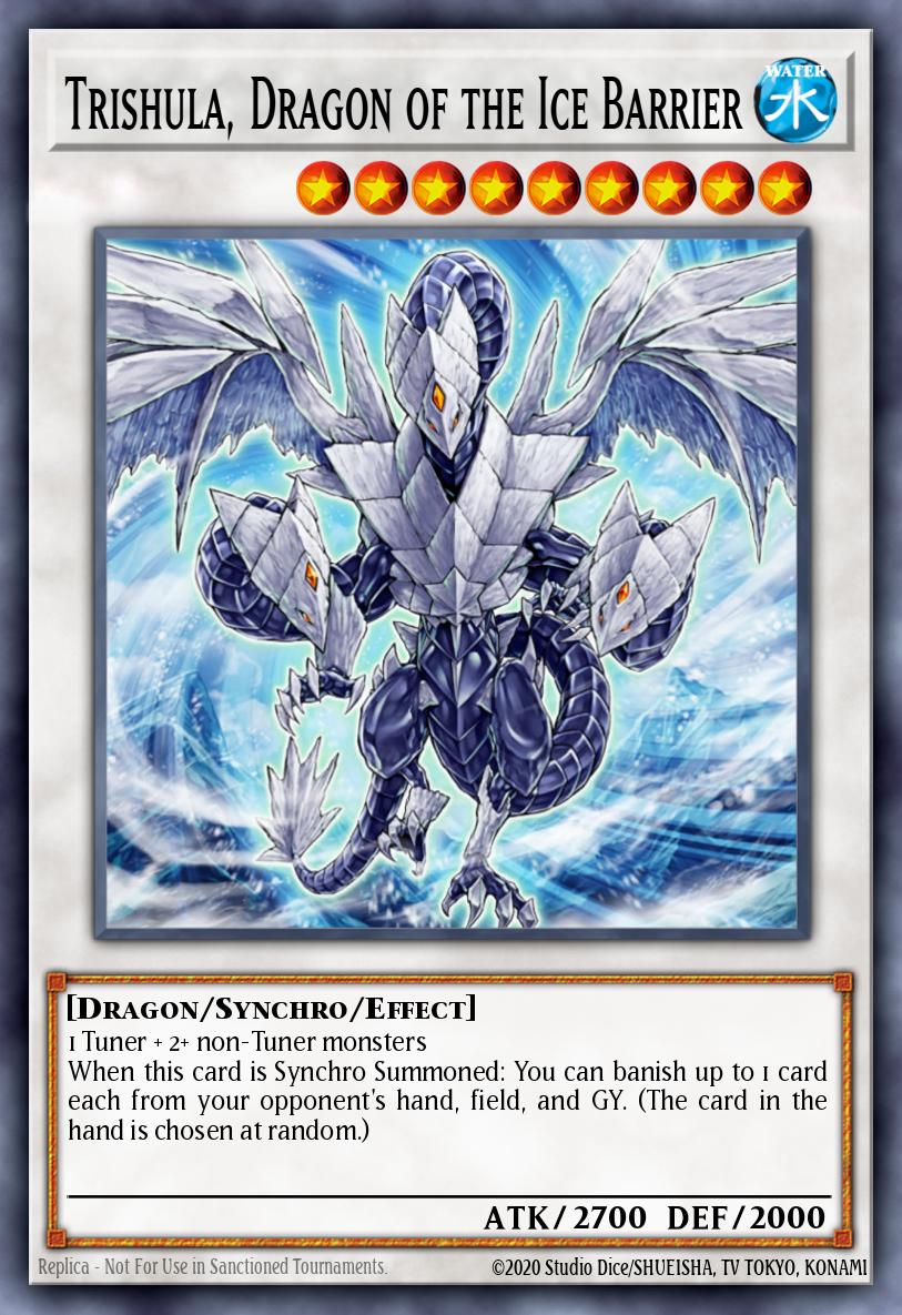Trishula, o Dragão da Barreira de Gelo — Structure Deck: Freezing Chains EN045