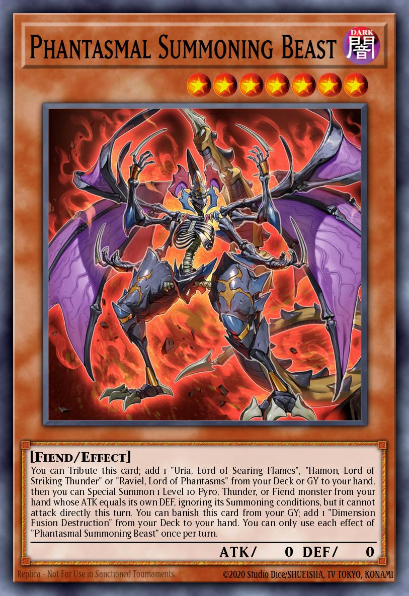 Phantasmal Summoning Beast — Phantom Nightmare EN014