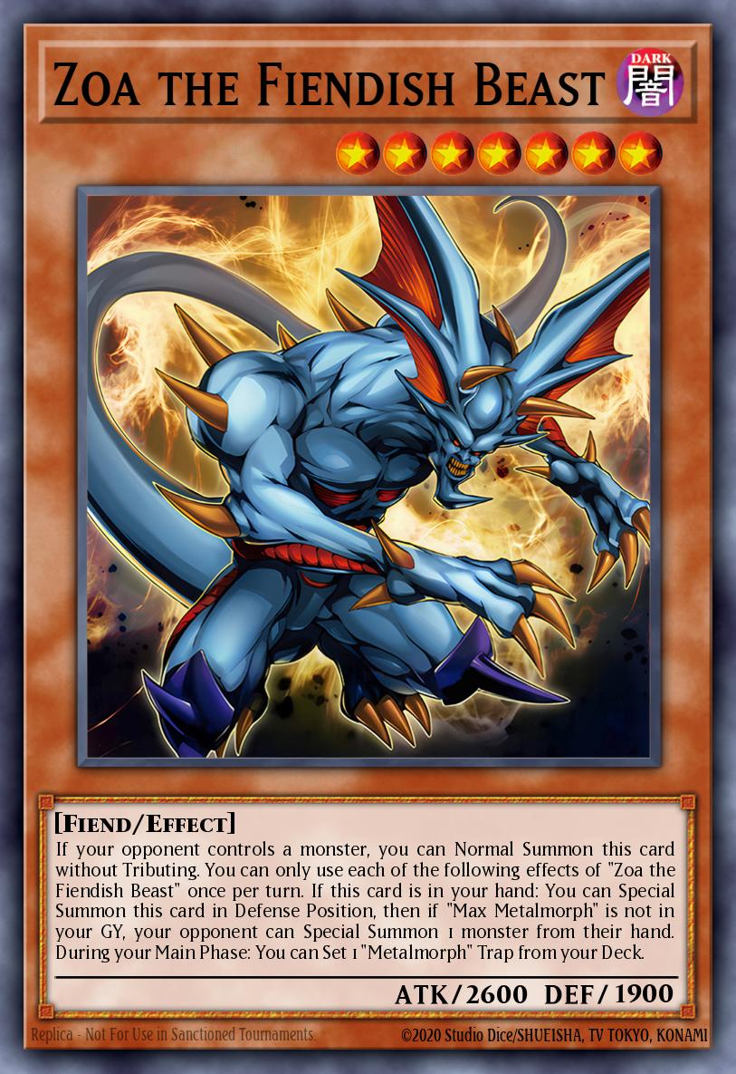 Zoa the Fiendish Beast — Rage of the Abyss EN007