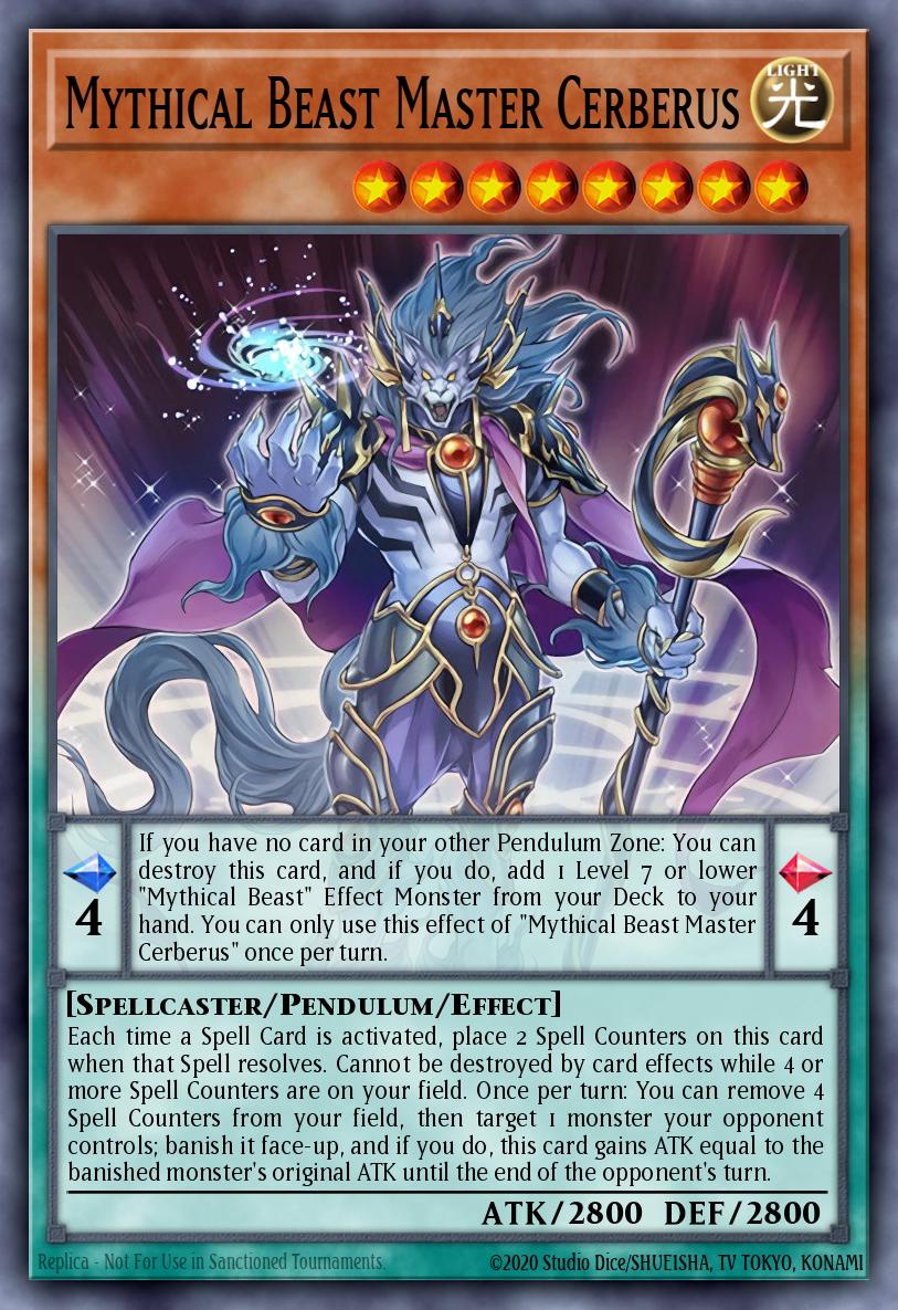 Besta Mítica Mestre Cérbero — 2018 Mega-Tin Mega Pack EN185