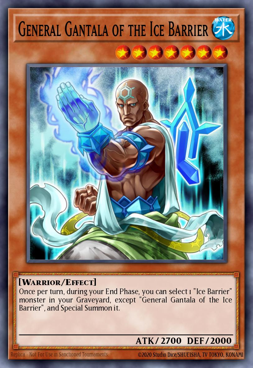 General Gantala da Barreira de Gelo — Structure Deck: Freezing Chains EN017