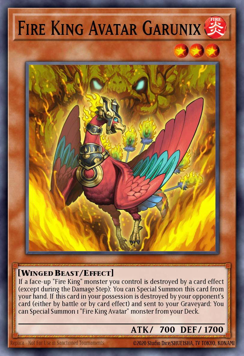 Avatar do Rei de Fogo Garunix — 2014 Mega-Tin Mega Pack EN020