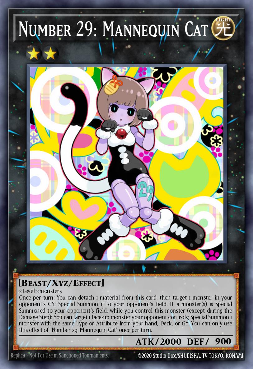Número 29: Gato Manequim — OTS Tournament Pack 21 EN009