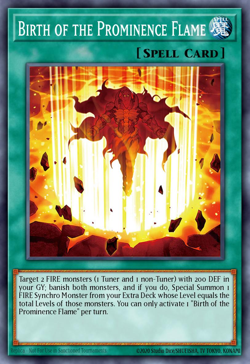 Nascimento da Chama Proeminente — Lightning Overdrive Premiere! promotional card EN063