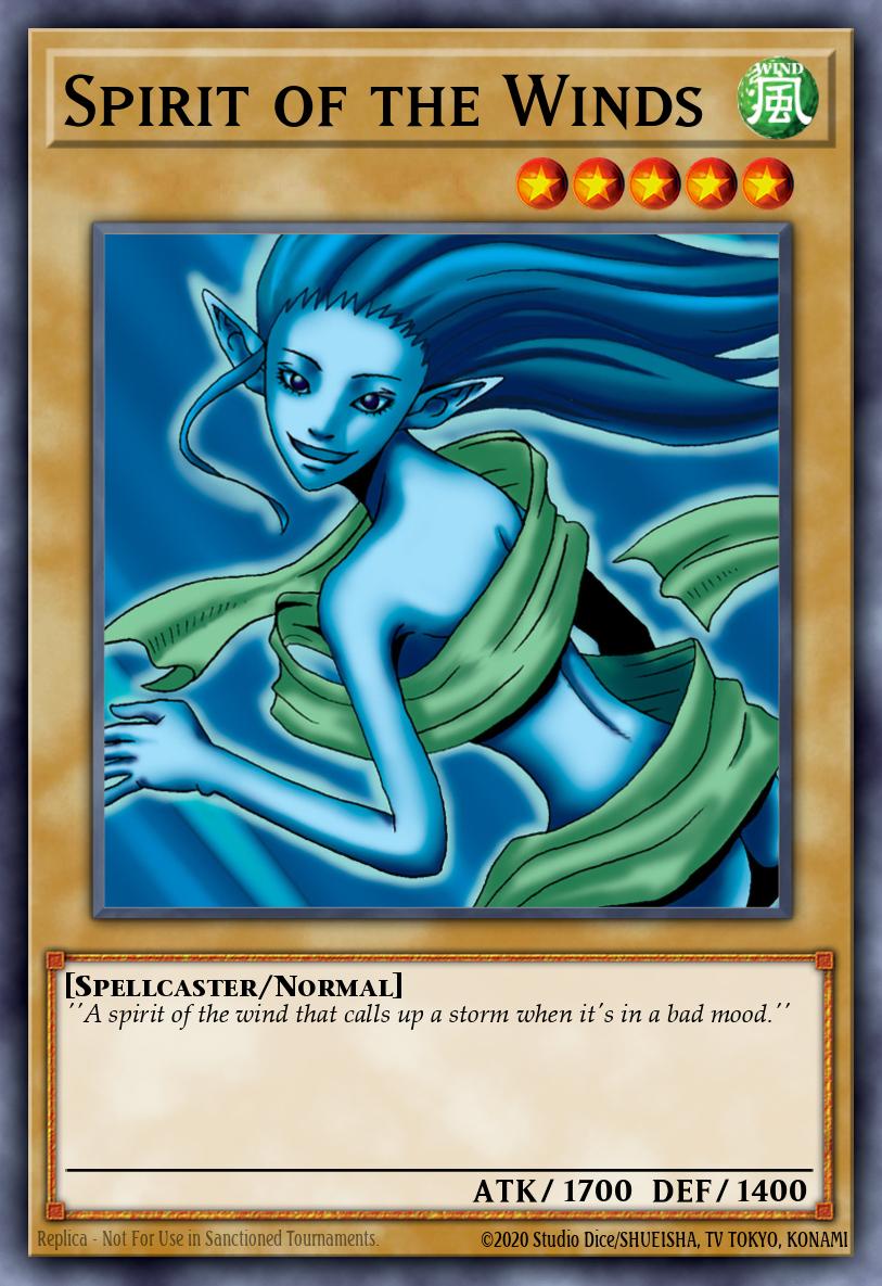 Espírito dos Ventos — Sem lançamento no TCG (OCG / Master Duel) 54615781