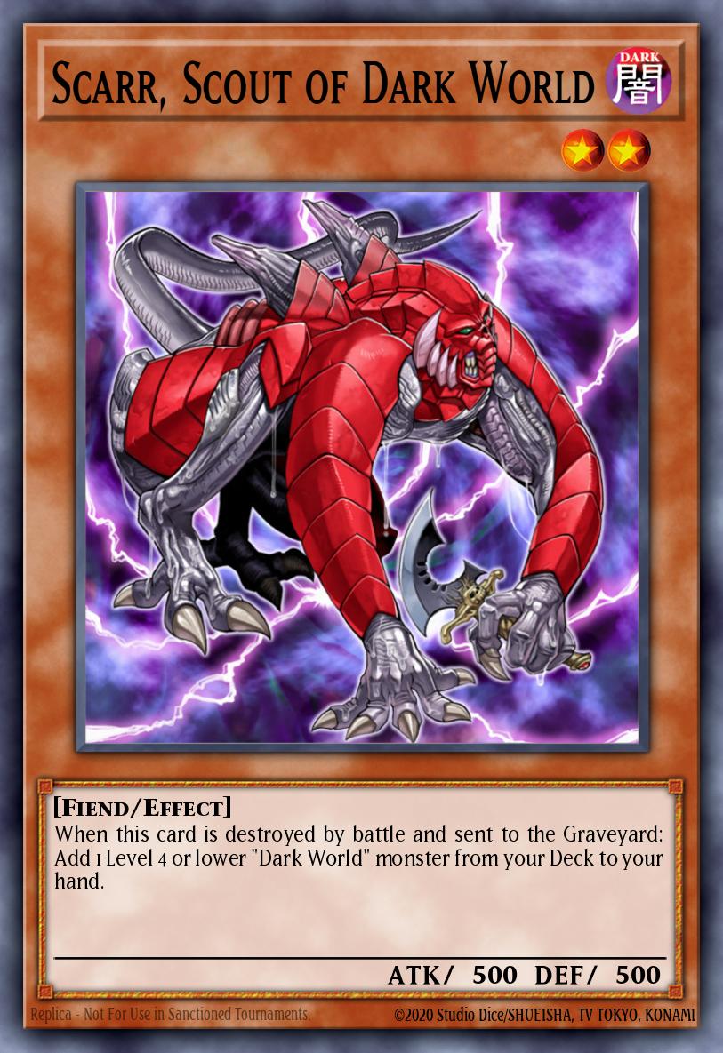 Scarr, Batedor do Mundo Negro — Structure Deck: Dark World EN012