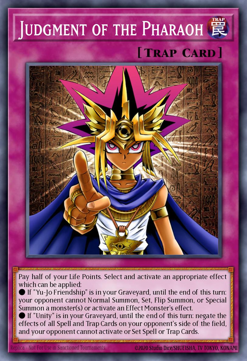 Judgment of the Pharaoh — Weekly Shonen Jump September 2013 membership promotional card EN008