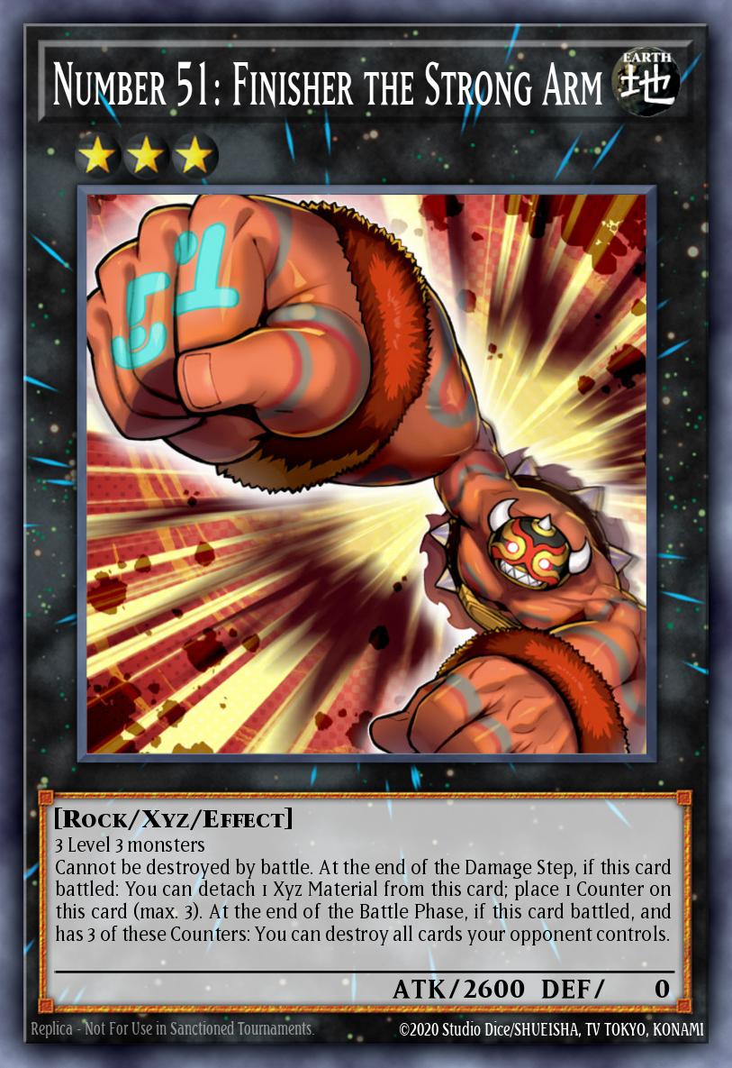 Número 51: Finalizador, o Braço Forte — Dragons of Legend: Unleashed EN024