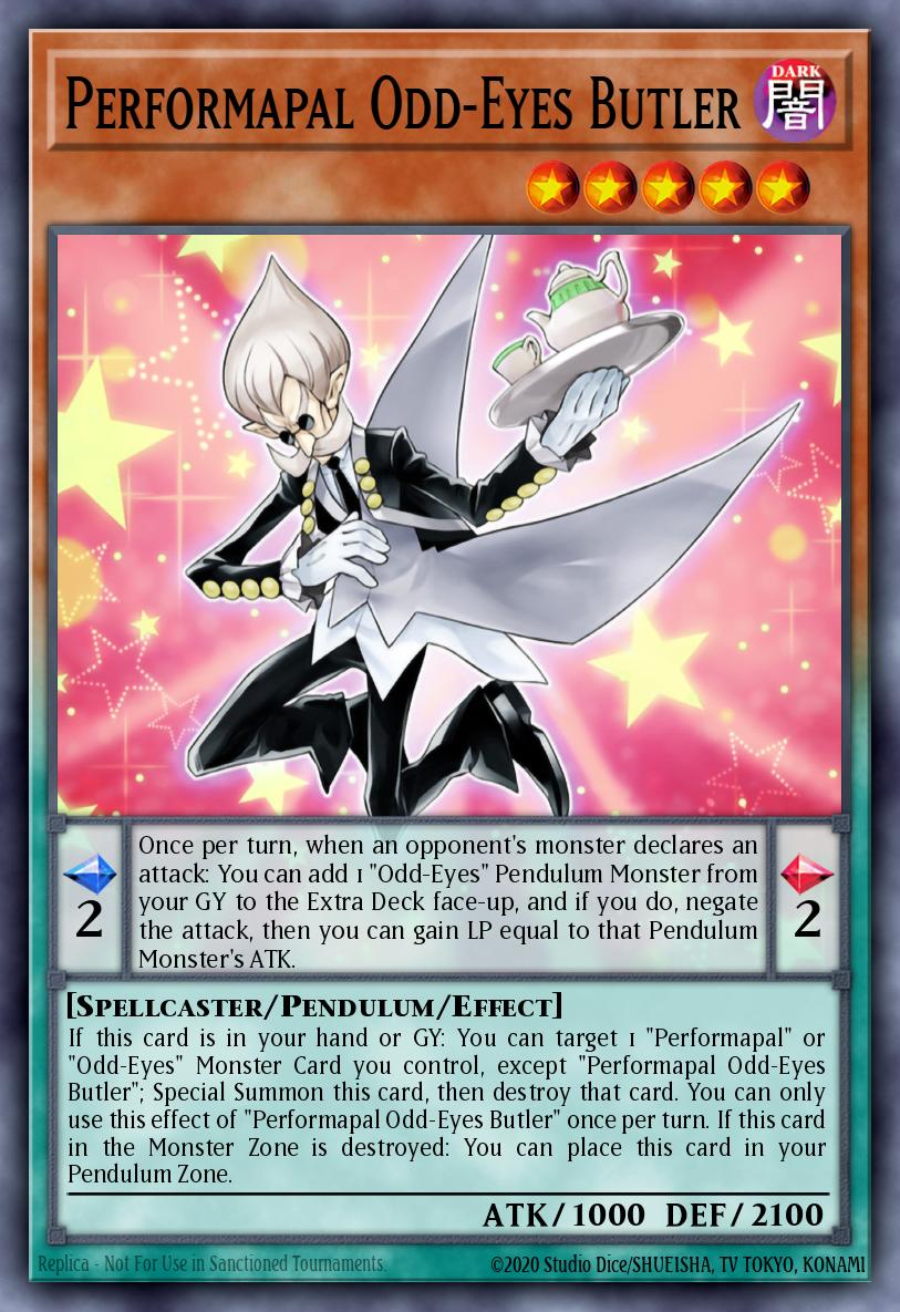 Performapal Odd-Eyes Butler — Legendary Arc-V Decks ENO13