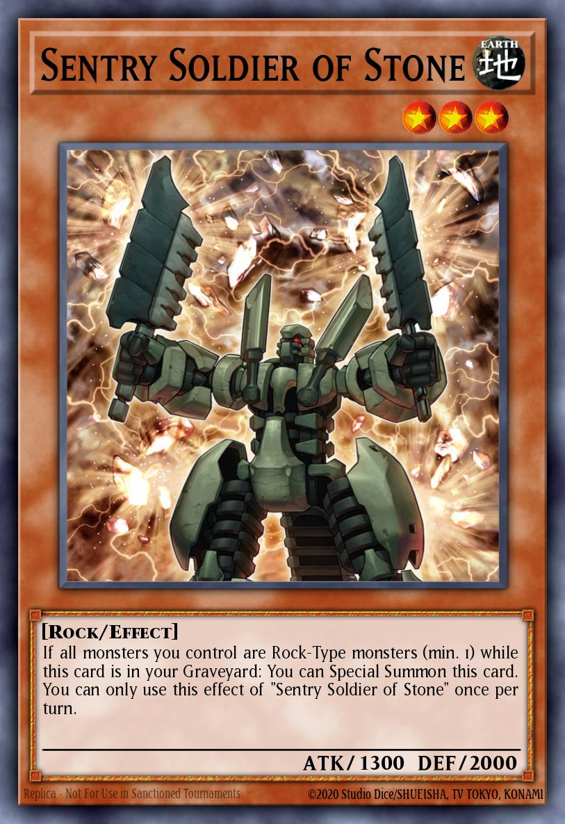Soldado de Pedra Sentinela — Yu-Gi-Oh! The Dark Side of Dimensions Movie Pack: Gold Edition ENS12