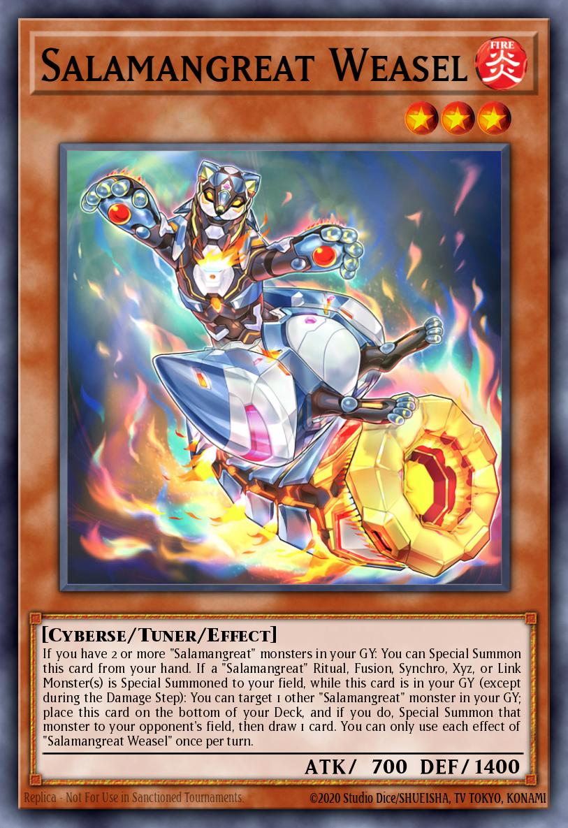 Salamangreat Weasel — Legendary Duelists: Soulburning Volcano EN002