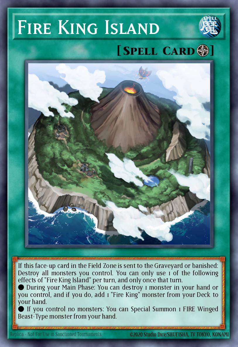 Ilha do Rei de Fogo — Structure Deck: Fire Kings EN048
