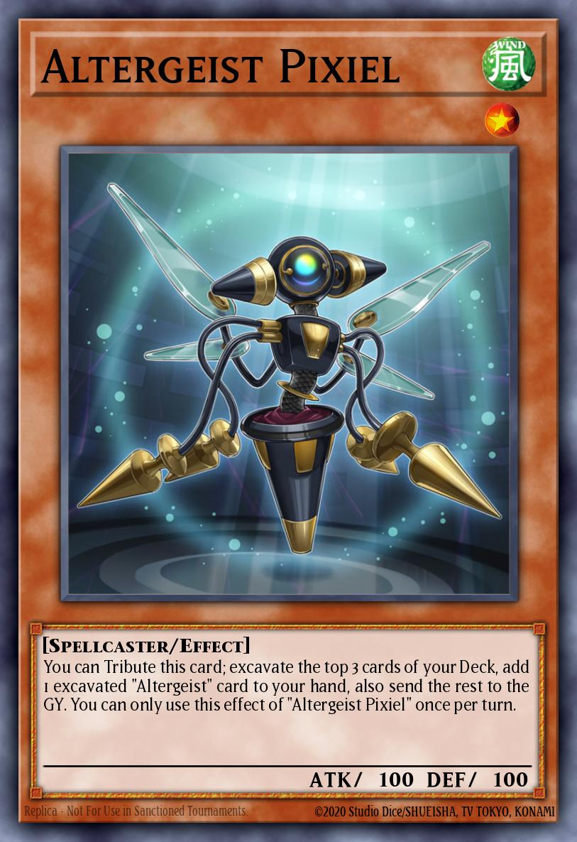 Pixiel Altergeist — 2019 Gold Sarcophagus Tin Mega Pack EN010