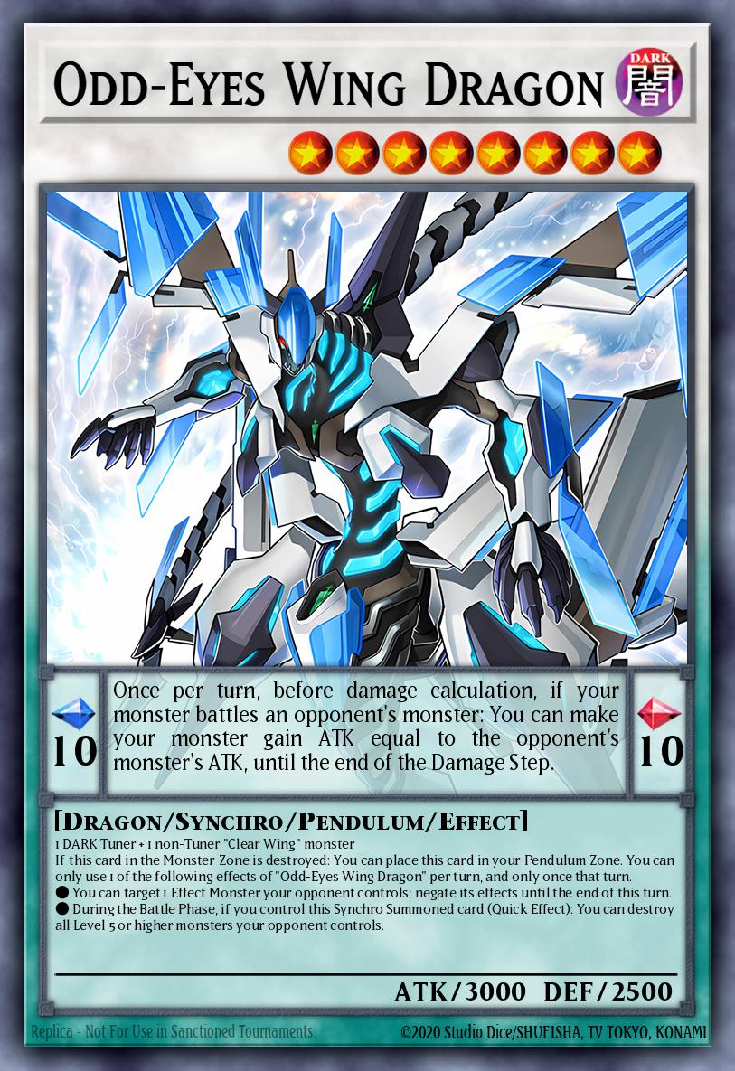 Dragão Alado de Olhos Anômalos — Dimension Force EN098