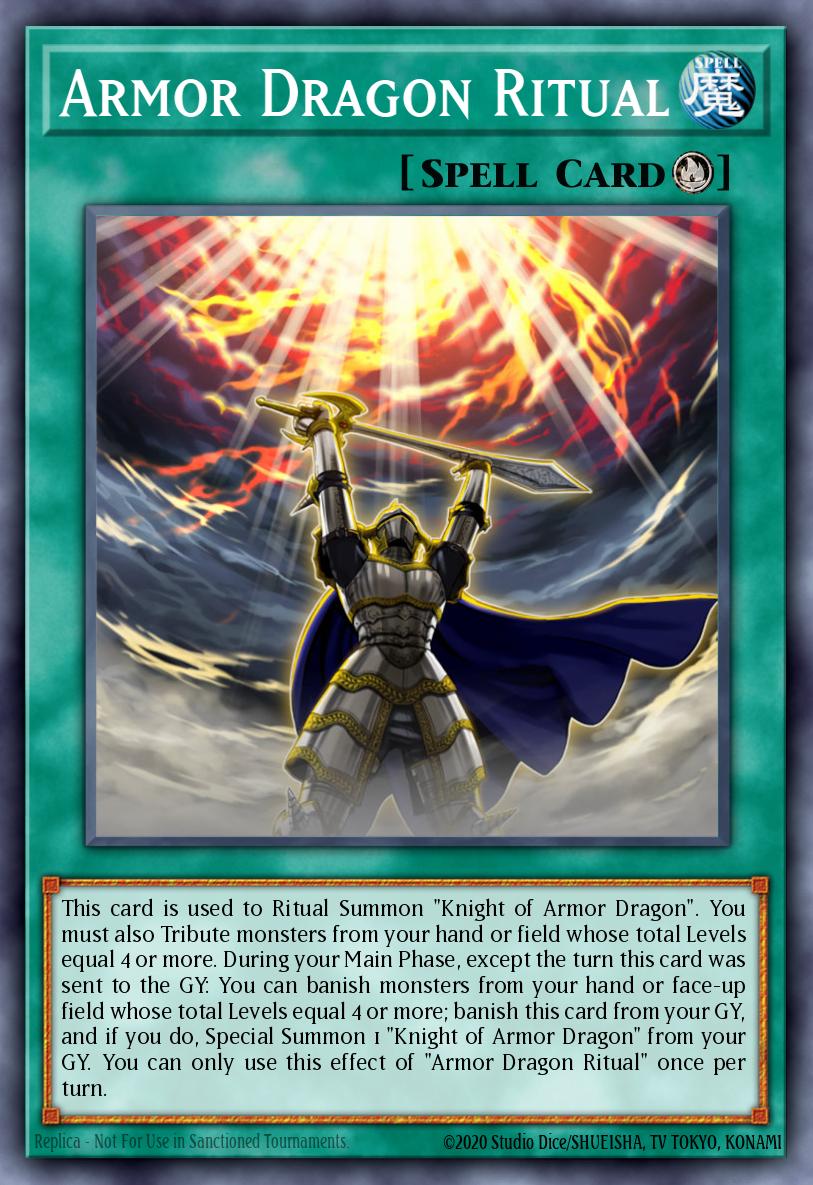 Ritual do Dragão Blindagem — Blazing Vortex Premiere! promotional card EN064