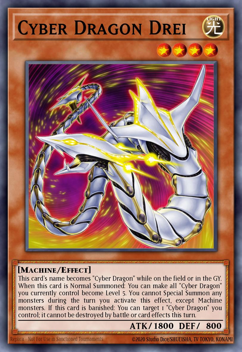 Dragão Cibernético Drei — Structure Deck: Cyber Strike EN005