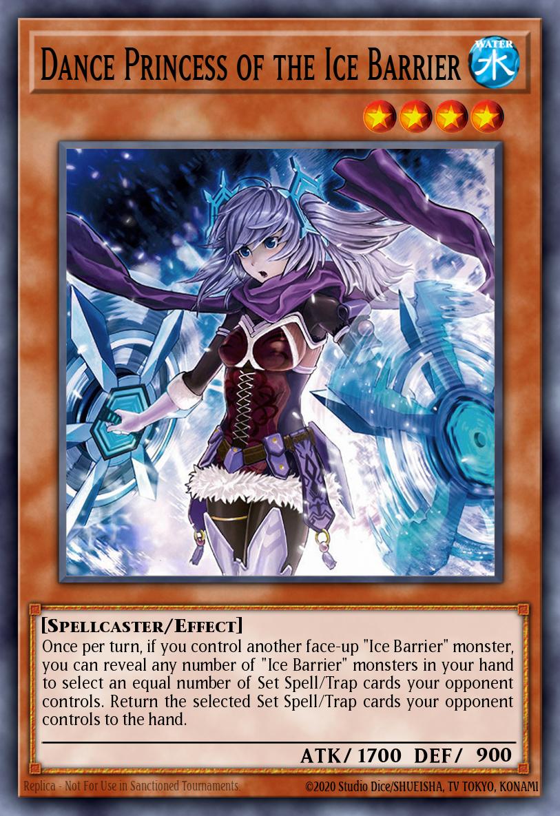 Princesa Dançarina da Barreira de Gelo — Structure Deck: Freezing Chains EN013