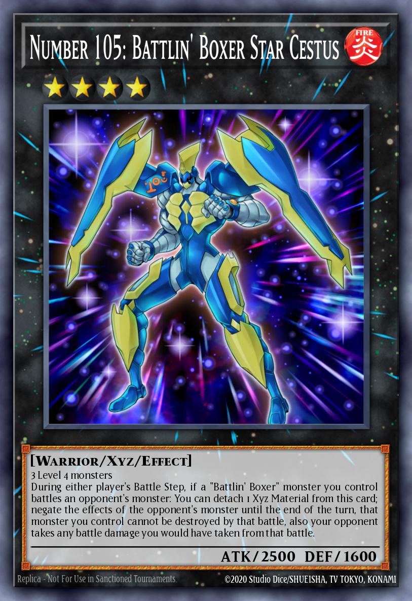 Número 105: Boxeador Obstinado Estrela Cestus — 2014 Mega-Tin Mega Pack EN028